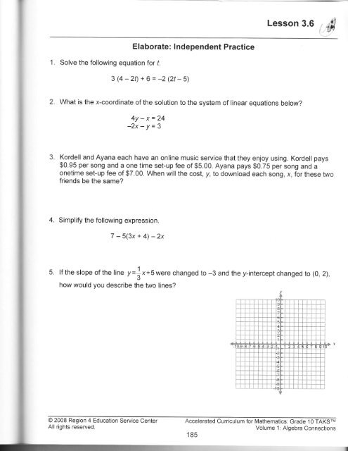 Lesson 3.6 N,&