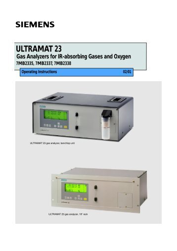 ULTRAMAT 23 - Webshop, Gas Analysis Technology