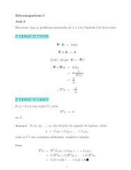 Eletromagnetismo I Aula 8 ExercÃ­cios: faÃ§a os problemas ... - IFSC