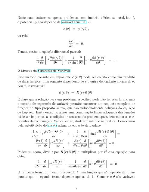 Eletromagnetismo I Aula 8 ExercÃ­cios: faÃ§a os problemas ... - IFSC