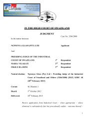 ngwenya glass _pty_ ltd vs presiding judge industrial crt ... - SwaziLII