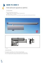 GEZE TS 3000 V - Ajtogyar.hu