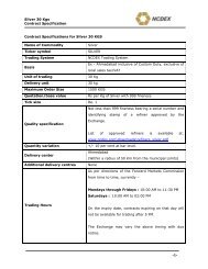 Silver 30 Kgs Contract Specification Contract ... - NCDEX