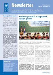 Newsletter - United Nations in Cambodia