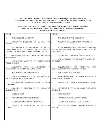 PLAN DE TRABAJO PARA LA AUTORIZACION PRE ... - Senasa
