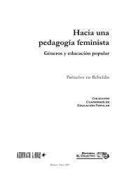 Hacia una pedagogÃ­a feminista - Doctorado en Ciencias Sociales