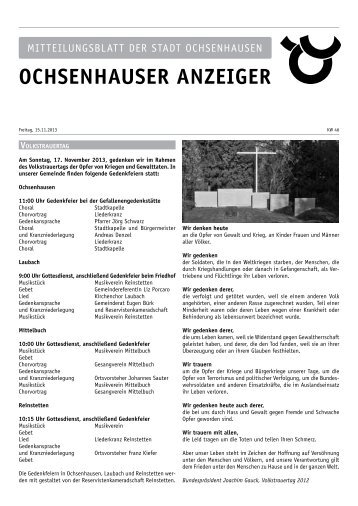 Oaz - Stadt Ochsenhausen