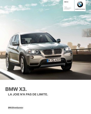 Les Ã©quipements option de la BMW X3