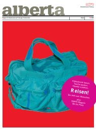 Reisen! - alberta - das freiburger magazin für studierende