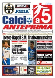 Edizione Nazionale Nr.24 del 25/04/2013 - Calcio a 5 Anteprima