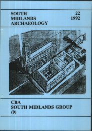 (Or South Midlands) Region - Council for British Archaeology