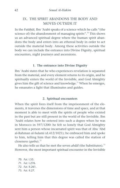 The Resources of the Human Spirit - Muhyiddin Ibn Arabi Society