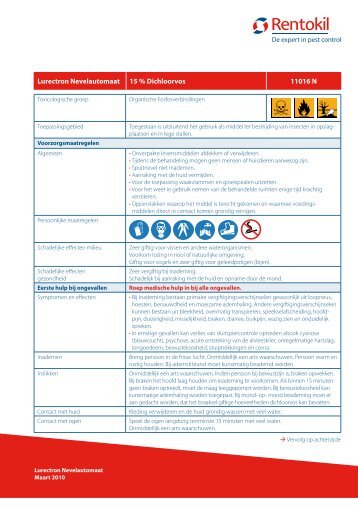 Lurectron Nevelautomaat 15 % Dichloorvos 11016 N - Rentokil