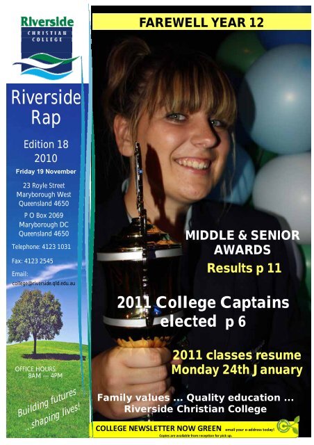 Riverside Rap - Riverside Christian College