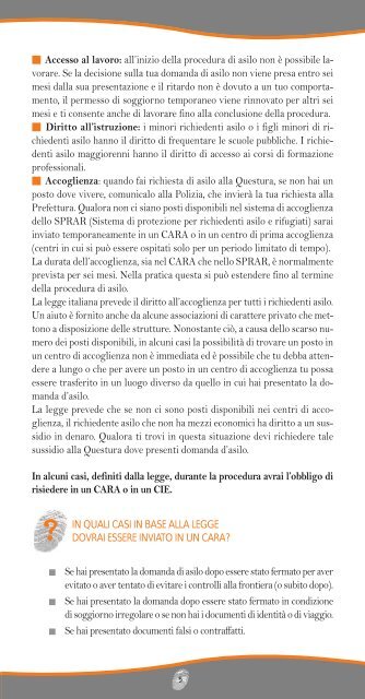 La brochure in italiano - Ministero Dell'Interno