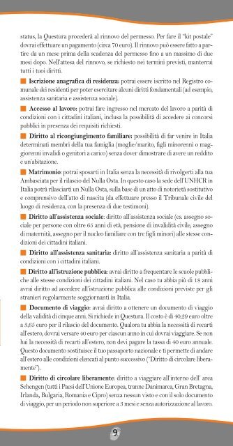 La brochure in italiano - Ministero Dell'Interno