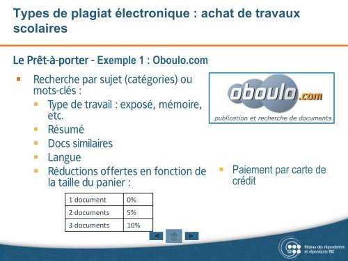 Plagiat dans Internet