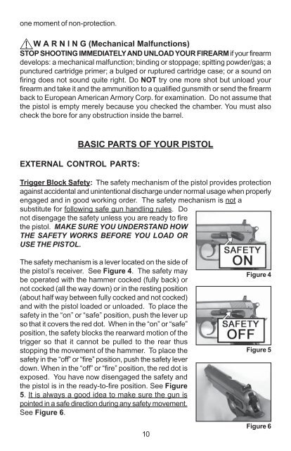 MODEL: WITNESS SEMI-AUTOMATIC PISTOL - EAA