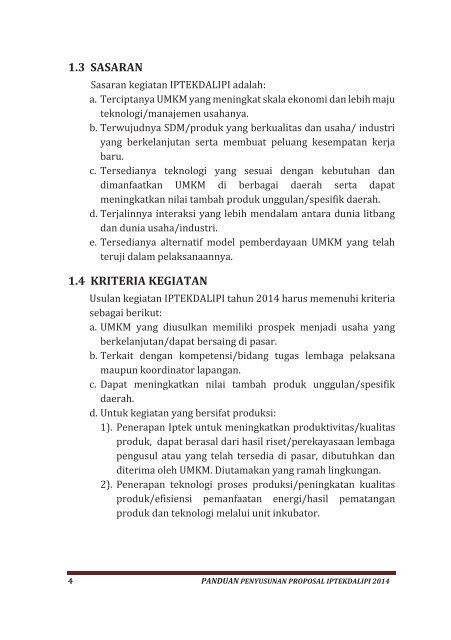 Panduan Proposal IPTEKDA LIPI 2014