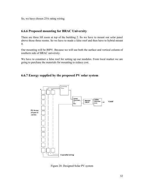 design and simulation of a solar pv system - BRAC University ...