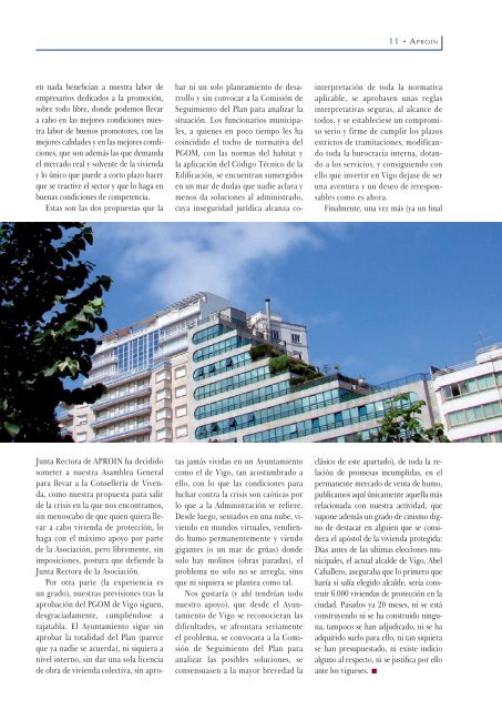 PREMIO APROIN 2008 'Edificio Gallego 10'