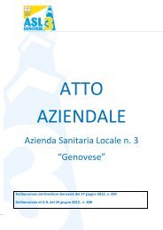 Azienda Sanitaria Locale n. 3 âGenoveseâ - ASL n.3 Genovese