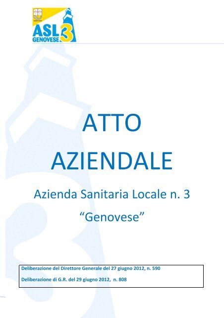 Azienda Sanitaria Locale n. 3 â€œGenoveseâ€ - ASL n.3 Genovese