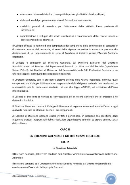 Azienda Sanitaria Locale n. 3 âGenoveseâ - ASL n.3 Genovese