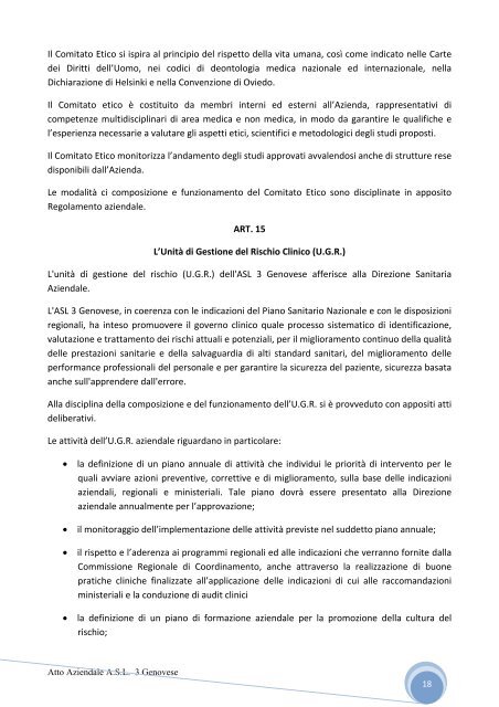 Azienda Sanitaria Locale n. 3 âGenoveseâ - ASL n.3 Genovese