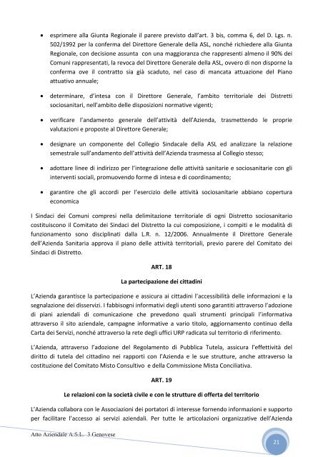 Azienda Sanitaria Locale n. 3 âGenoveseâ - ASL n.3 Genovese