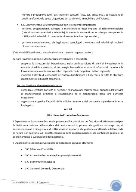 Azienda Sanitaria Locale n. 3 âGenoveseâ - ASL n.3 Genovese