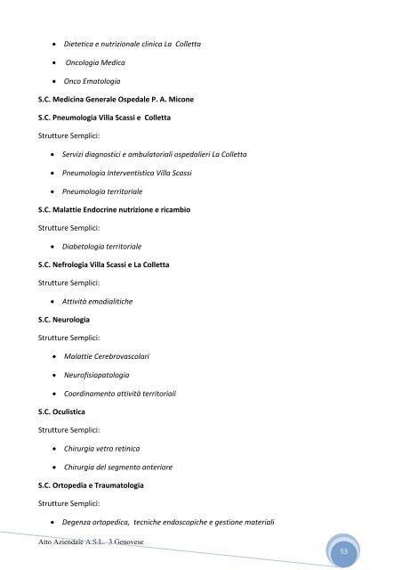 Azienda Sanitaria Locale n. 3 âGenoveseâ - ASL n.3 Genovese