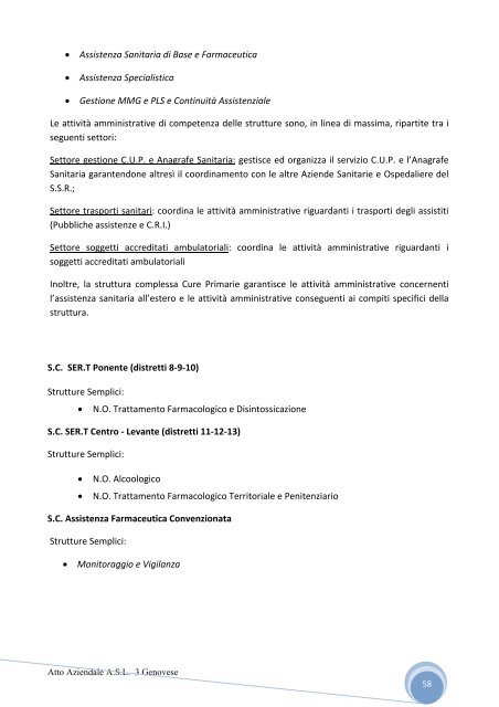 Azienda Sanitaria Locale n. 3 âGenoveseâ - ASL n.3 Genovese