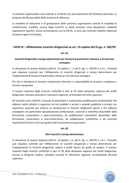 Azienda Sanitaria Locale n. 3 âGenoveseâ - ASL n.3 Genovese