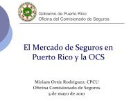 El Mercado de Seguros en Puerto Rico y la OCS - CÃ¡mara de ...