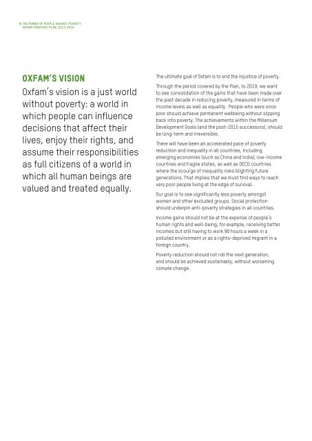 Oxfam Strategic Plan, 2013-2019