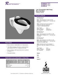 Spec Sheet - Crane Plumbing