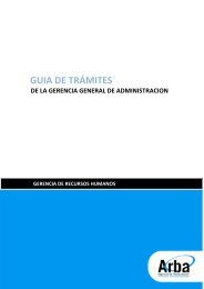 GUIA DE TRÃMITES - Arba