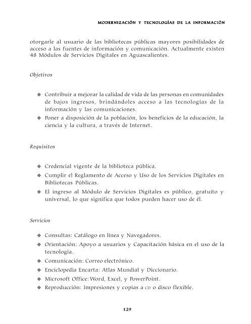 Memoria del Sexto Congreso Nacional de Bibliotecas PÃºblicas