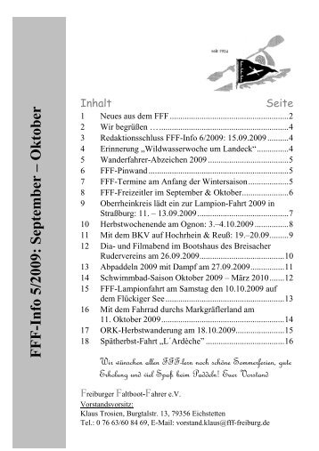 5/2009 - Freiburger Faltboot Fahrer e.V.