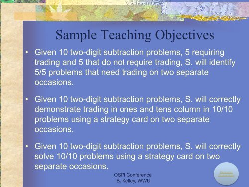 Framework for Math - Western Washington University