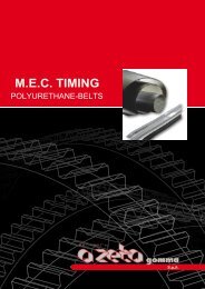 MEC TIMING listino 2008 - A ZETA Gomma