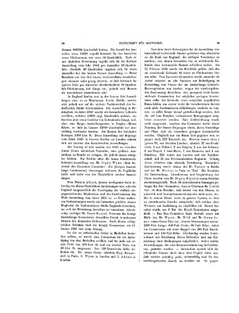 02. Zeitschrift fÃ¼r Bauwesen II. 1852, H. I/II= Sp. 1-68