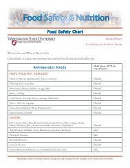 Food Safety Chart.indd - WSU Clark County Extension - Washington ...