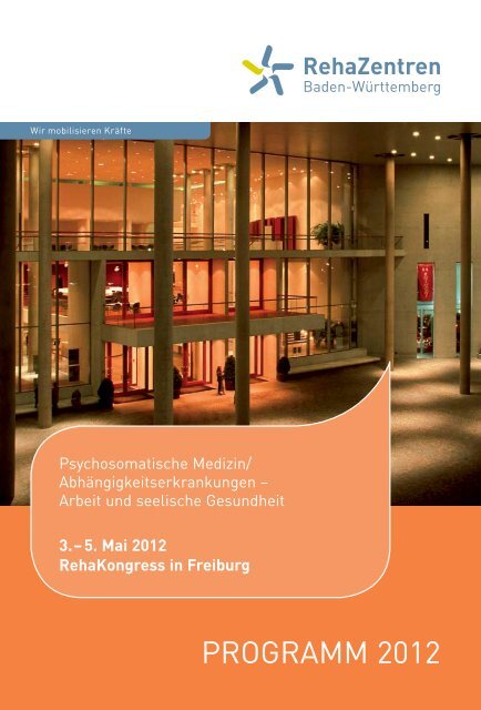 RehaKongress 2012 - Albert-Ludwigs-Universität Freiburg