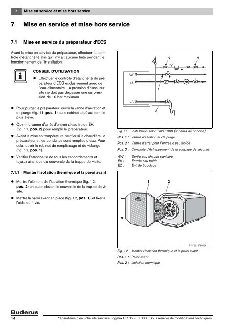 Notice de montage et d'entretien PrÃ©parateur d'eau chaude sanitaire ...