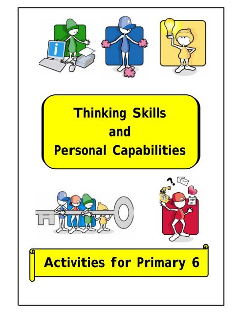 Thinking Skills and Personal Capabilities Activities for Primary 6