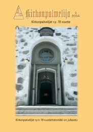 KP-LEHTI 2/2002 - Kirkonpalvelijat ry