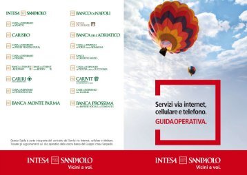 Guida ai servizi - Intesa Sanpaolo