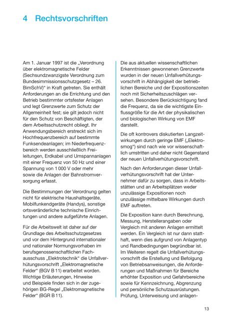 BGI 839 Elektromagnetische Felder in Metallbetrieben - BGHM